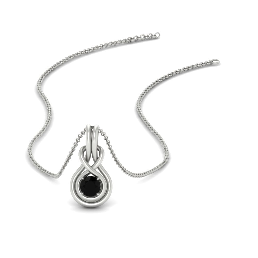 round-black-diamond-solitaire-infinity-knot-pendant-in-white-gold