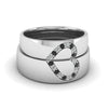 Load image into Gallery viewer, round-black-diamond-wedding-band-with-white-diamond-in-14K-white-gold-FD1144BGBLACK-NL-WG.jpg