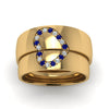 Load image into Gallery viewer, round-blue-sapphire-wedding-band-with-white-diamond-in-14K-yellow-gold-FD1144BGSABL-NL-YG.jpg
