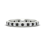 Load image into Gallery viewer, round-channel-set-eternity-band-with-black-diamond-in-white-gold-fdewb158gblacksleep-nl-wg
