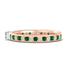 Load image into Gallery viewer, round-channel-set-eternity-band-with-emerald-in-rose-gold-fdewb158gemgrsleep-nl-rg-hw