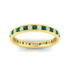 Load image into Gallery viewer, round-channel-set-eternity-band-with-emerald-in-yellow-gold-fdewb158gemgrangle5-nl-yg