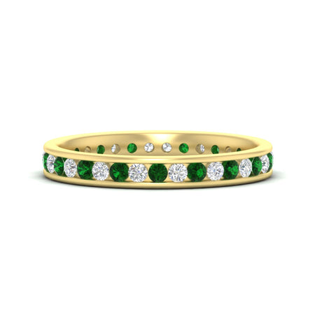 3/4 Carat Round Diamond Channel Set Eternity Band