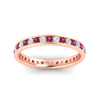 Load image into Gallery viewer, round-channel-set-eternity-band-with-pink-sapphire-in-rose-gold-fdewb158gsadrpiangle5-nl-rg