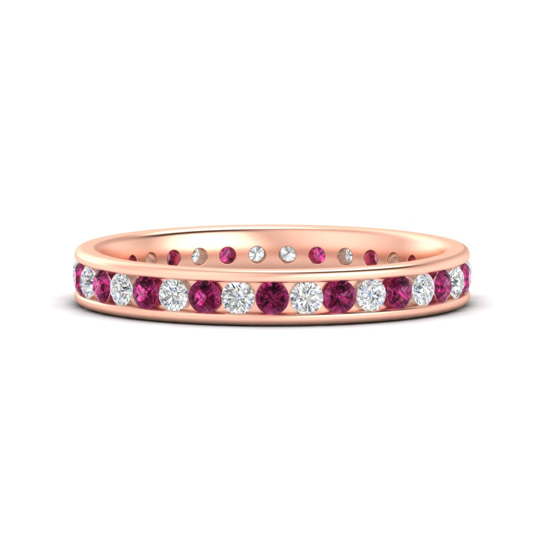 round-channel-set-eternity-band-with-pink-sapphire-in-rose-gold-fdewb158gsadrpisleep-nl-rg