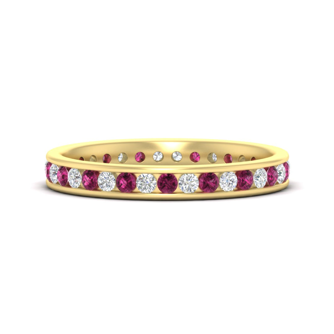 round-channel-set-eternity-band-with-pink-sapphire-in-yellow-gold-fdewb158gsadrpisleep-nl-yg