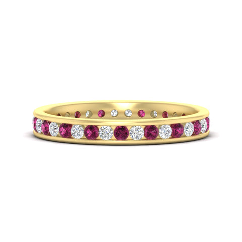 round-channel-set-eternity-band-with-pink-sapphire-in-yellow-gold-fdewb158gsadrpisleep-nl-yg