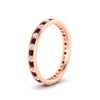 Load image into Gallery viewer, round-channel-set-eternity-band-with-ruby-in-rose-gold-fdewb158grudrangle2-nl-rg