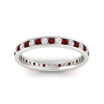 Load image into Gallery viewer, round-channel-set-eternity-band-with-ruby-in-white-gold-fdewb158grudrangle5-nl-wg
