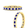 Load image into Gallery viewer, round-channel-set-eternity-band-with-sapphire-in-yellow-gold-fdewb158gsablangle3-nl-yg