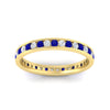 Load image into Gallery viewer, round-channel-set-eternity-band-with-sapphire-in-yellow-gold-fdewb158gsablangle5-nl-yg