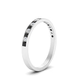 Load image into Gallery viewer, round-channel-stacking-band-with-black-diamond-in-white-gold-FD122981BGBLACKANGLE3-NL-WG.jpg
