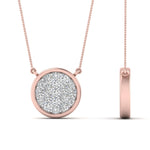 Load image into Gallery viewer, round-cluster-disc-bezel-set-diamond-pendant-in-FD-PD10841-NL-RG