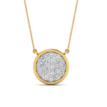 Load image into Gallery viewer, round-cluster-disc-bezel-set-diamond-pendant-in-FD-PD10841-NL-YG