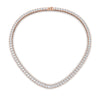 Load image into Gallery viewer, round-cut-13-carat-tennis-diamond-necklace-in-FDNK11334-(0.10CT)ANGLE1-NL-RG