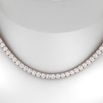 Load image into Gallery viewer, round-cut-13-carat-tennis-diamond-necklace-in-FDNK11334-(0.10CT)ANGLE1-NL-RG