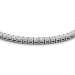 Load image into Gallery viewer, round-cut-13-carat-tennis-diamond-necklace-in-FDNK11334-(0.10CT)ANGLE1-NL-WG