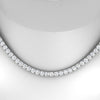 Load image into Gallery viewer, round-cut-13-carat-tennis-diamond-necklace-in-FDNK11334-(0.10CT)ANGLE1-NL-WG