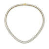 Load image into Gallery viewer, round-cut-13-carat-tennis-diamond-necklace-in-FDNK11334-(0.10CT)ANGLE1-NL-YG