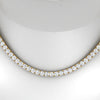 Load image into Gallery viewer, round-cut-13-carat-tennis-diamond-necklace-in-FDNK11334-(0.10CT)ANGLE1-NL-YG