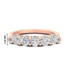 Load image into Gallery viewer, round-cut-2-carat-5-stone-diamond-wedding-ring-in-rose-gold-FDENS141ROB-2.00CT-NL-RG-HW