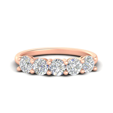 round-cut-2-carat-5-stone-diamond-wedding-ring-in-rose-gold-FDENS141ROB-2.00CT-NL-RG