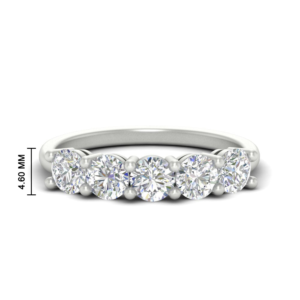 round-cut-2-carat-5-stone-diamond-wedding-ring-in-white-gold-FDENS141ROB-2.00CT-NL-WG-HW