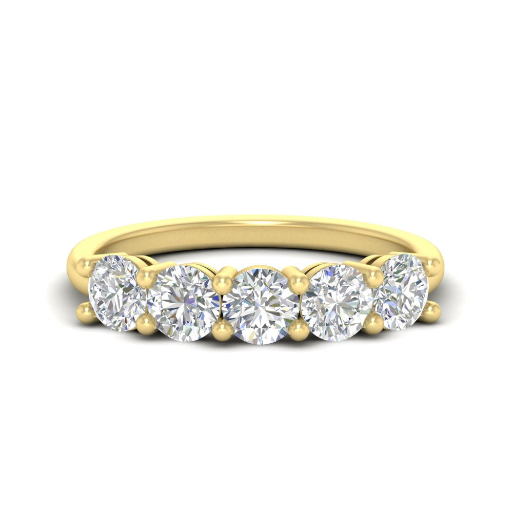 round-cut-2-carat-5-stone-diamond-wedding-ring-in-yellow-gold-FDENS141ROB-2.00CT-NL-YG