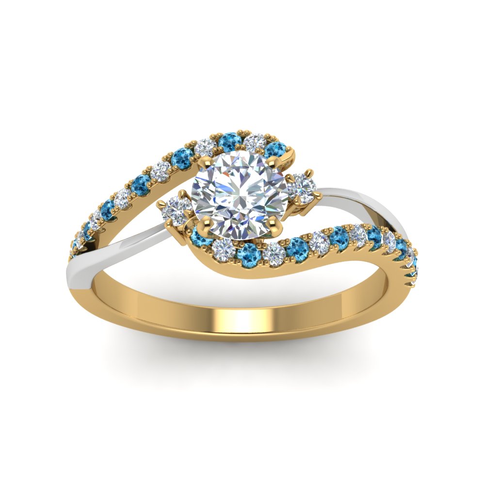 round-cut-2-tone-3-stone-diamond-swirl-engagement-ring-with-ice-blue-topaz-in-FDO50895RORGICBLTO-NL-YG