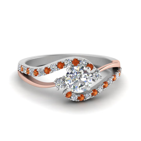 round-cut-2-tone-3-stone-diamond-swirl-engagement-ring-with-orange-sapphire-in-950-Platinum-FDO50895RORGSAOR-NL-WG?v=1774335328