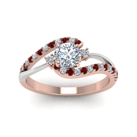 round-cut-2-tone-3-stone-diamond-swirl-engagement-ring-with-ruby-in-14K-rose-gold-FDO50895RORGRUDRANGLE5-NL-RG?v=1774335328