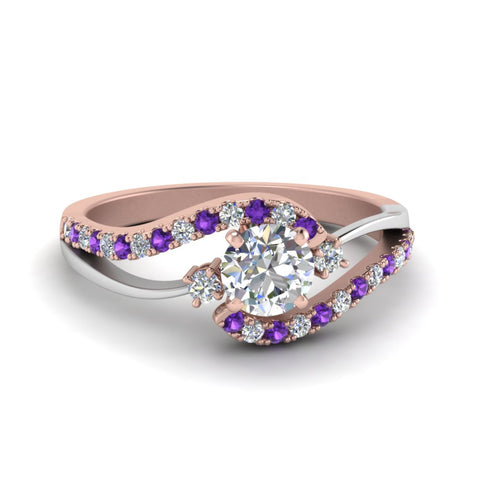 round-cut-2-tone-3-stone-diamond-swirl-engagement-ring-with-violac-topaz-in-14K-rose-gold-FDO50895RORGVITO-NL-RG?v=1774335328