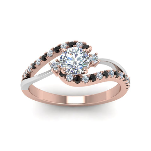 round-cut-2-tone-3-stone-swirl-engagement-ring-with-black-diamond-in-14K-rose-gold-FDO50895RORGBLACKANGLE5-NL-RG?v=1774335328