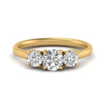 Load image into Gallery viewer, round-cut-3-stone-trellis-diamond-engagement-ring-in-yellow-gold-FD-10768ROR-1.50CT-NL-YG
