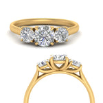 Load image into Gallery viewer, round-cut-3-stone-trellis-diamond-engagement-ring-in-yellow-gold-FD-10768ROR-1.50CTANGLE3-NL-YG
