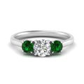 Thumbnail 62 - round-cut-3-stone-trellis-emerald-engagement-ring-in-white-gold-FD-10768ROR-1.50CTGEMGR-NL-WG