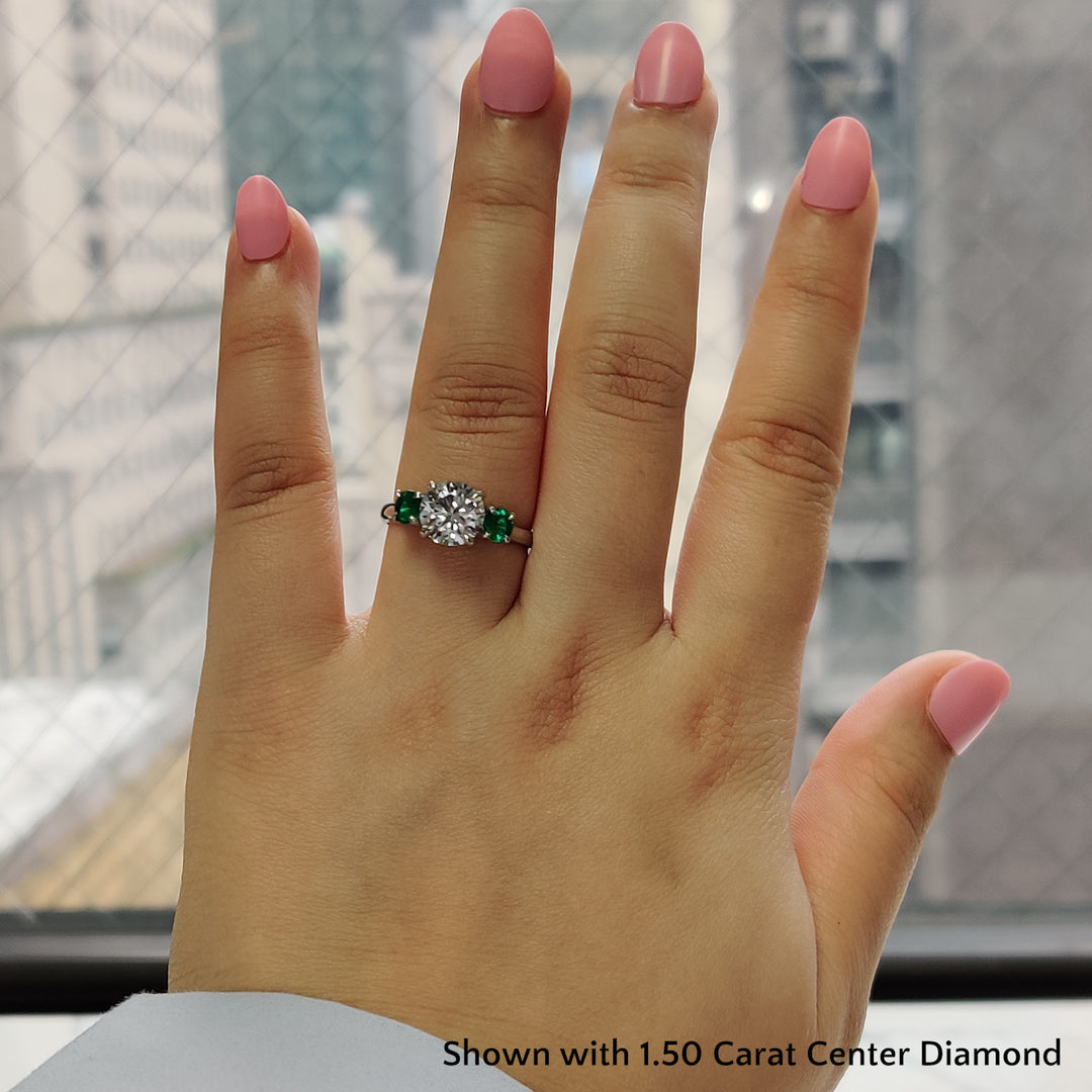 round-cut-3-stone-trellis-emerald-engagement-ring-in-white-gold-FD-10768ROR-1.50CTGEMGRANGLE3-NL-WG