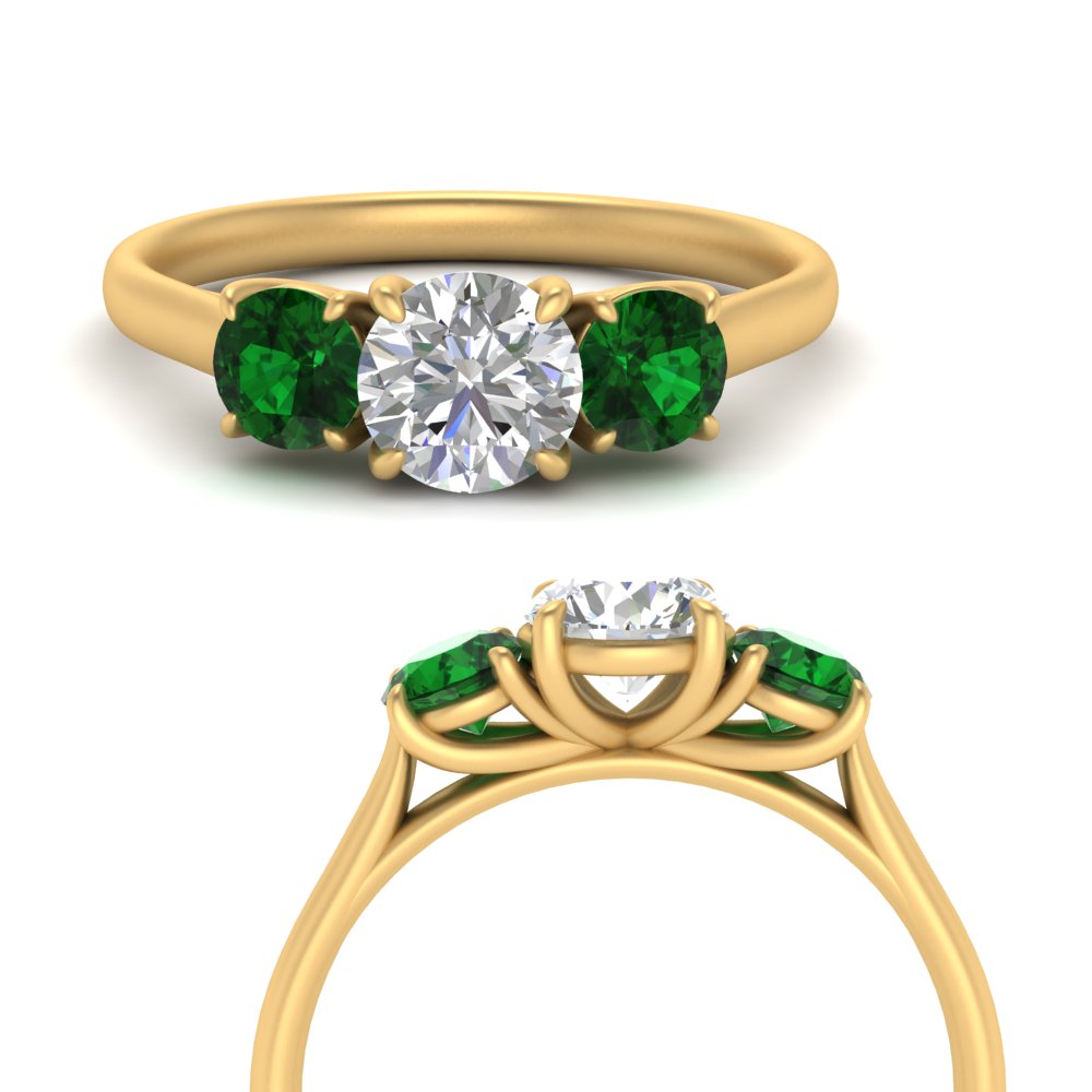 round-cut-3-stone-trellis-emerald-engagement-ring-in-yellow-gold-FD-10768ROR-1.50CTGEMGRANGLE3-NL-YG