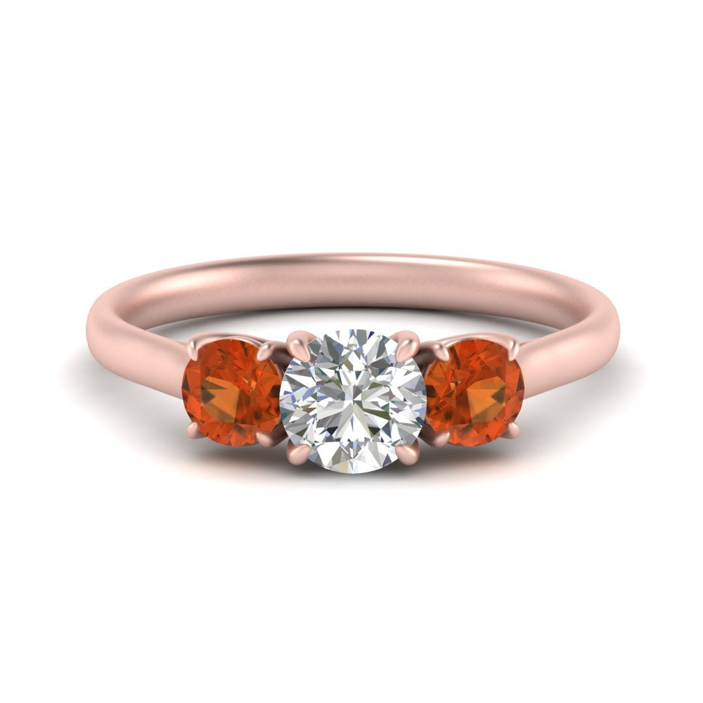 round-cut-3-stone-trellis-orange-sapphire-engagement-ring-in-rose-gold-FD-10768ROR-1.50CTGSAOR-NL-RG