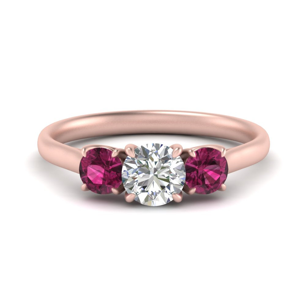 round-cut-3-stone-trellis-pink-sapphire-engagement-ring-in-rose-gold-FD-10768ROR-1.50CTGSADRPI-NL-RG