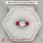 Load image into Gallery viewer, round-cut-3-stone-trellis-ruby-engagement-ring-in-yellow-gold-FD-10768ROR-NL-YG
