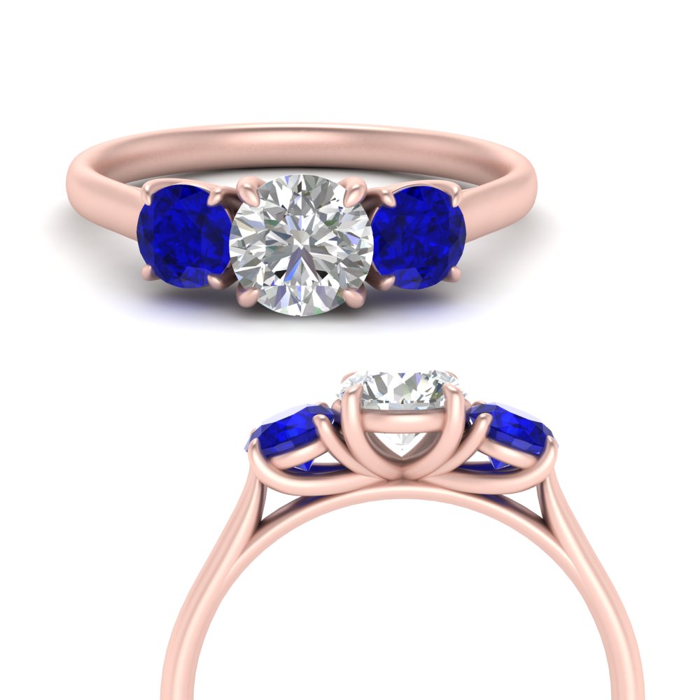 round-cut-3-stone-trellis-sapphire-engagement-ring-in-rose-gold-FD-10768ROR-1.50CTGSABLANGLE3-NL-RG