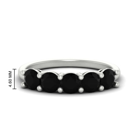 round-cut-5-stone-black-diamond-wedding-ring-2-carat-in-white-gold-FDENS141ROBGBLACK-2.00CT-NL-WG-HW
