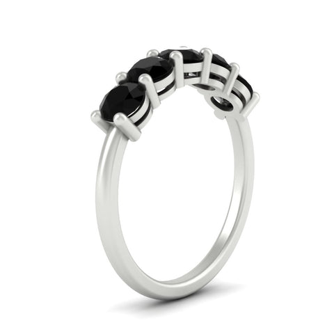round-cut-5-stone-black-diamond-wedding-ring-2-carat-in-white-gold-FDENS141ROBGBLACKANGLE2-2.00CT-NL-WG