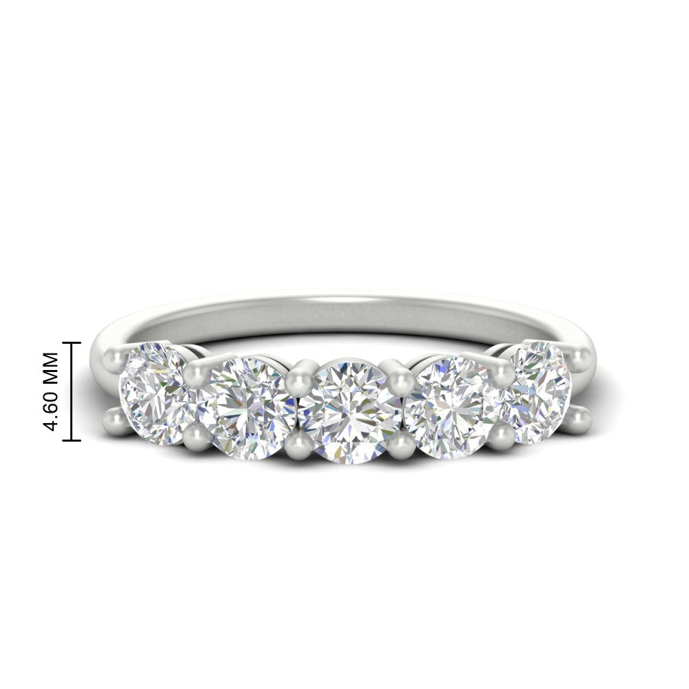 round-cut-5-stone-diamond-wedding-ring-2-carat-in-white-gold-FDENS141ROB-2.00CT-NL-WG-HW