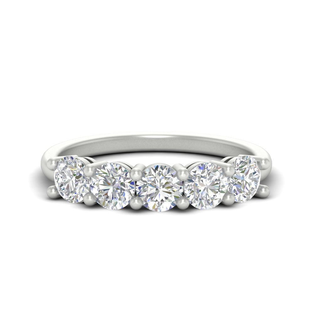 round-cut-5-stone-diamond-wedding-ring-2-carat-in-white-gold-FDENS141ROB-2.00CT-NL-WG
