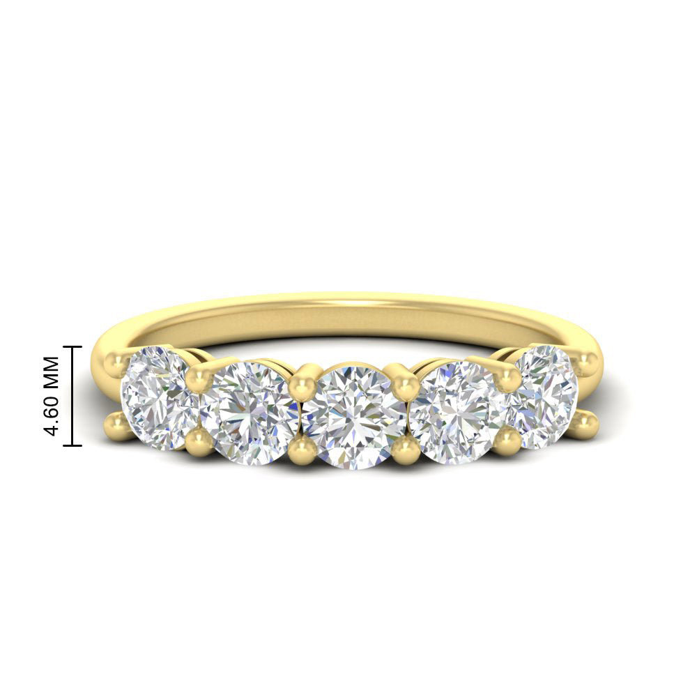 round-cut-5-stone-diamond-wedding-ring-2-carat-in-yellow-gold-FDENS141ROB-2.00CT-NL-YG-HW