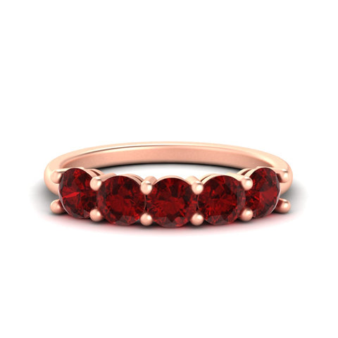 round-cut-5-stone-ruby-wedding-ring-2-carat-in-rose-gold-FDENS141ROBGRUDR-2.00CT-NL-RG