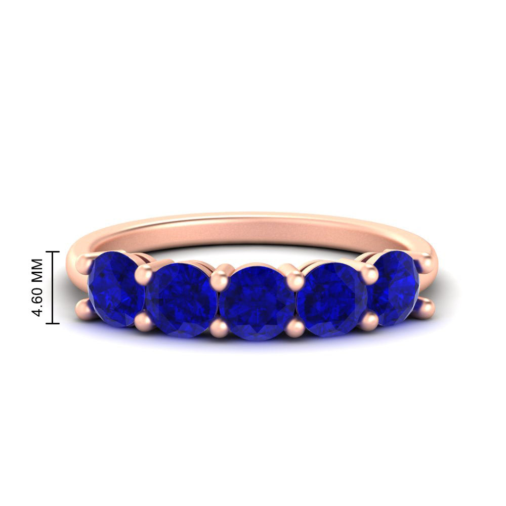 round-cut-5-stone-sapphire-wedding-ring-2-carat-in-rose-gold-FDENS141ROBGSABL-2.00CT-NL-RG-HW