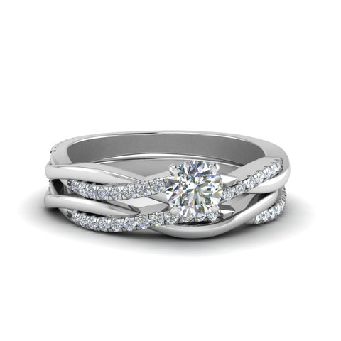 round-cut-Infinity-twist-diamond-matching-bridal-set-in-14K-white-gold-FD8253RO-NL-WG